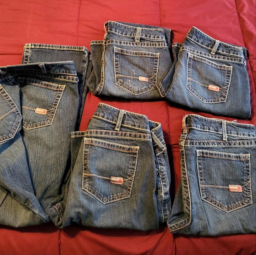Ariat Women’s FR Size 31R pants Size XL Women’s shirts and Size L Men's shirts